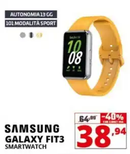 Comet SAMSUNG GALAXY FIT3 SMARTWATCH offerta