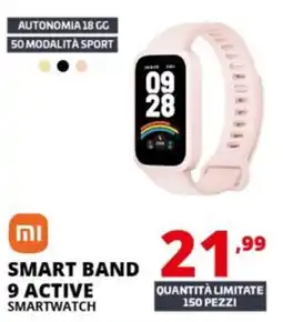 Comet mi SMART BAND 9 ACTIVE SMARTWATCH offerta