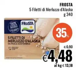 Famila FROSTA 5 Filetti di Merluzzo d'Alaska offerta