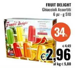 Famila Fruit Delight Ghiaccioli Assortiti offerta