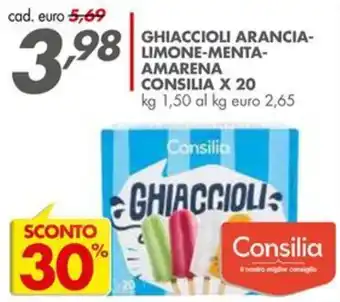 Italmark Ghiaccioli Consilia offerta