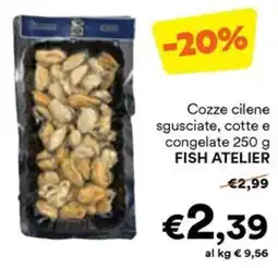 Unes Cozze cilene sgusciate, cotte e congelate FISH ATELIER offerta