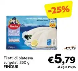 Unes Filetti di platessa FINDUS offerta