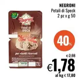 Famila Negroni Petali di Speck offerta
