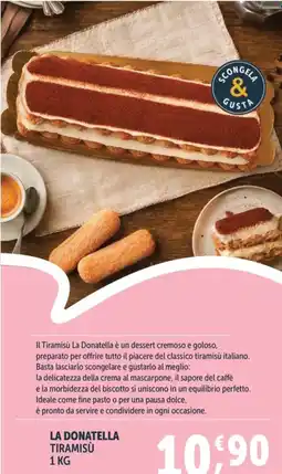 Deco Supermercati LA DONATELLA TIRAMISÙ offerta