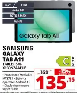 Comet SAMSUNG GALAXY TAB A11 offerta