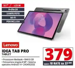 Comet Lenovo IDEA TAB PRO TABLET offerta
