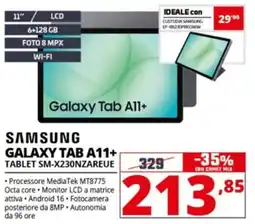Comet SAMSUNG GALAXY TAB A11+ offerta