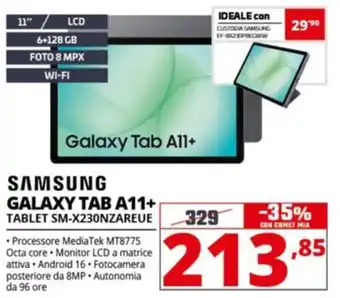Comet SAMSUNG GALAXY TAB A11+ offerta