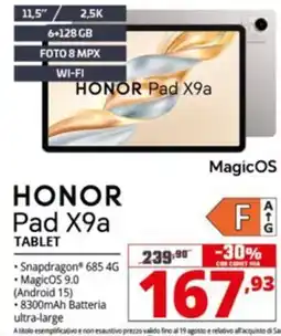 Comet HONOR Pad X9a TABLET offerta
