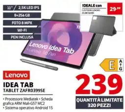 Comet Lenovo Idea Tab tablet ZAFR0399SE offerta