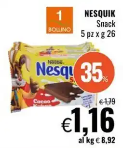 Famila Nesquik Snack offerta