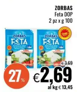 Famila ZORBAS Feta DOP offerta