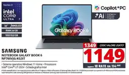 Comet SAMSUNG NOTEBOOK GALAXY BOOK 6 offerta