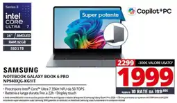 Comet SAMSUNG NOTEBOOK GALAXY BOOK 6 PRO offerta