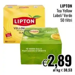 Famila LIPTON Tea Yellow Label/ Verde offerta