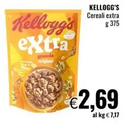 Famila Kellogg's Cereali extra offerta