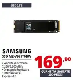 Comet Samsung SSD 1TB offerta