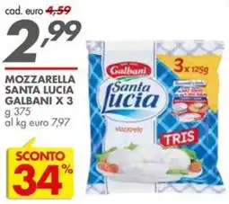 Italmark Mozzarella Santa Lucia Galbani offerta