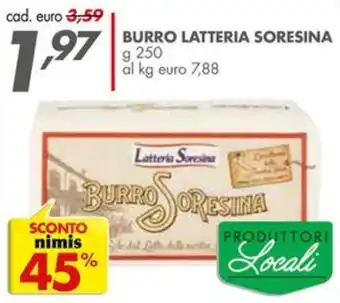 Italmark Burro Latteria Soresina offerta