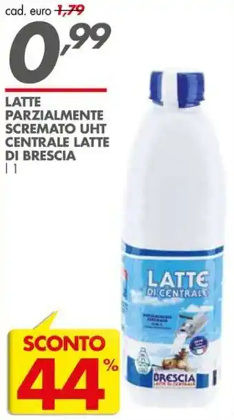 Italmark Latte parzialmente scremato UHT Centrale Latte di Brescia offerta