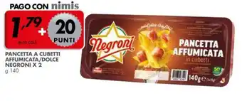 Italmark Pancetta affumicata Negroni offerta