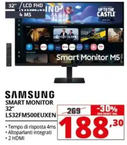 Comet Samsung smart monitor 32" LS32FM500EUXEN offerta