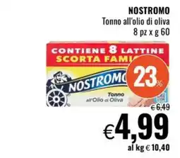 Famila NOSTROMO Tonno all'olio di oliva offerta