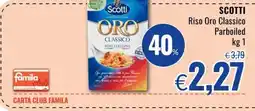 Famila SCOTTI Riso Oro Classico offerta