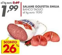 Italmark Salame Golfetta Emilia offerta