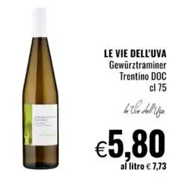 Famila LE VIE DELL'UVA Gewürztraminer offerta