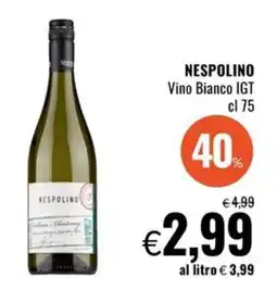 Famila NESPOLINO Vino Bianco IGT offerta