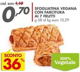SFOGLIATINA VEGANA CON FARCITURA AI 7 FRUTTI