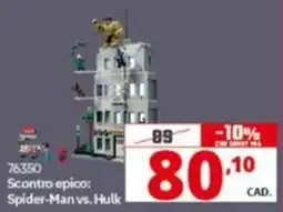Comet Spider-Man vs. Hulk offerta