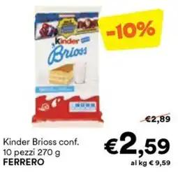 Unes Kinder Brioss conf. offerta