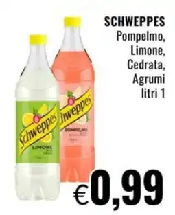 Famila Schweppes Pompelmo, Limone, Cedrata, Agrumi offerta