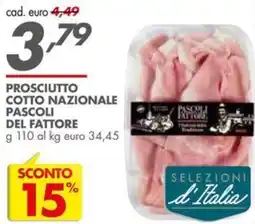 Italmark Prosciutto Cotto Nazionale Pascoli Del Fattore offerta