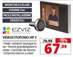 Comet VIDEICITOFONO HP 2 EZVIZ offerta