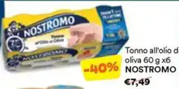 Unes Tonno all'olio di oliva NOSTROMO offerta