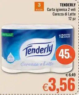 Famila Tenderly Carta igienica 2 veli Carezza di Latte offerta