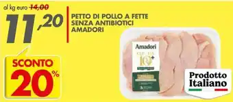 Italmark PETTO DI POLLO AMADORI offerta