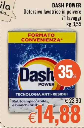 Dash Power Detersivo lavatrice in polvere
