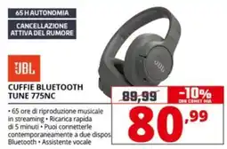 Comet JBL CUFFIE BLUETOOTH TUNE 775NC offerta
