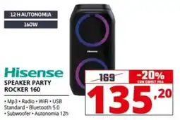 Comet Hisense SPEAKER PARTY ROCKER 160 offerta