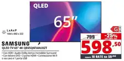 Comet SAMSUNG QLED TV 65" 4K QE65Q6FAAUXZT offerta