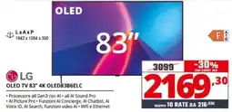 Comet LG OLED TV 83" 4K OLED83B6ELC offerta