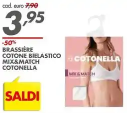 Italmark Brassière cotone bielastico mix&match Cotonella offerta