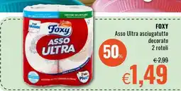 Famila Foxy Asso Ultra asciugatutto decorato offerta