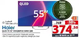Comet Haier QLED TV 55" H55Q80FUX SERIE Q80 offerta