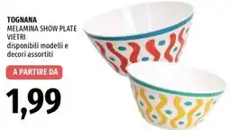 Famila TOGNANA MELAMINA SHOW PLATE VIETRI offerta